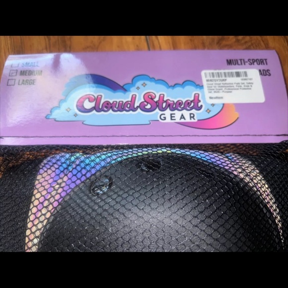 6PCS/Set Wrist+Elbow+Knee Pads Protective  Reflective Gear Youth Kid Medium - Picture 3 of 3